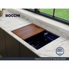 Bocchi Baveno Uno Dual-Mount Workstation Fireclay 27 in. Single Bowl 2-hole Kitchen Sink in Sapphire Blue 1633-010-0132